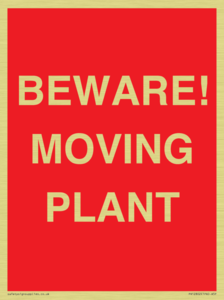 BEWARE! MOVING PLANT